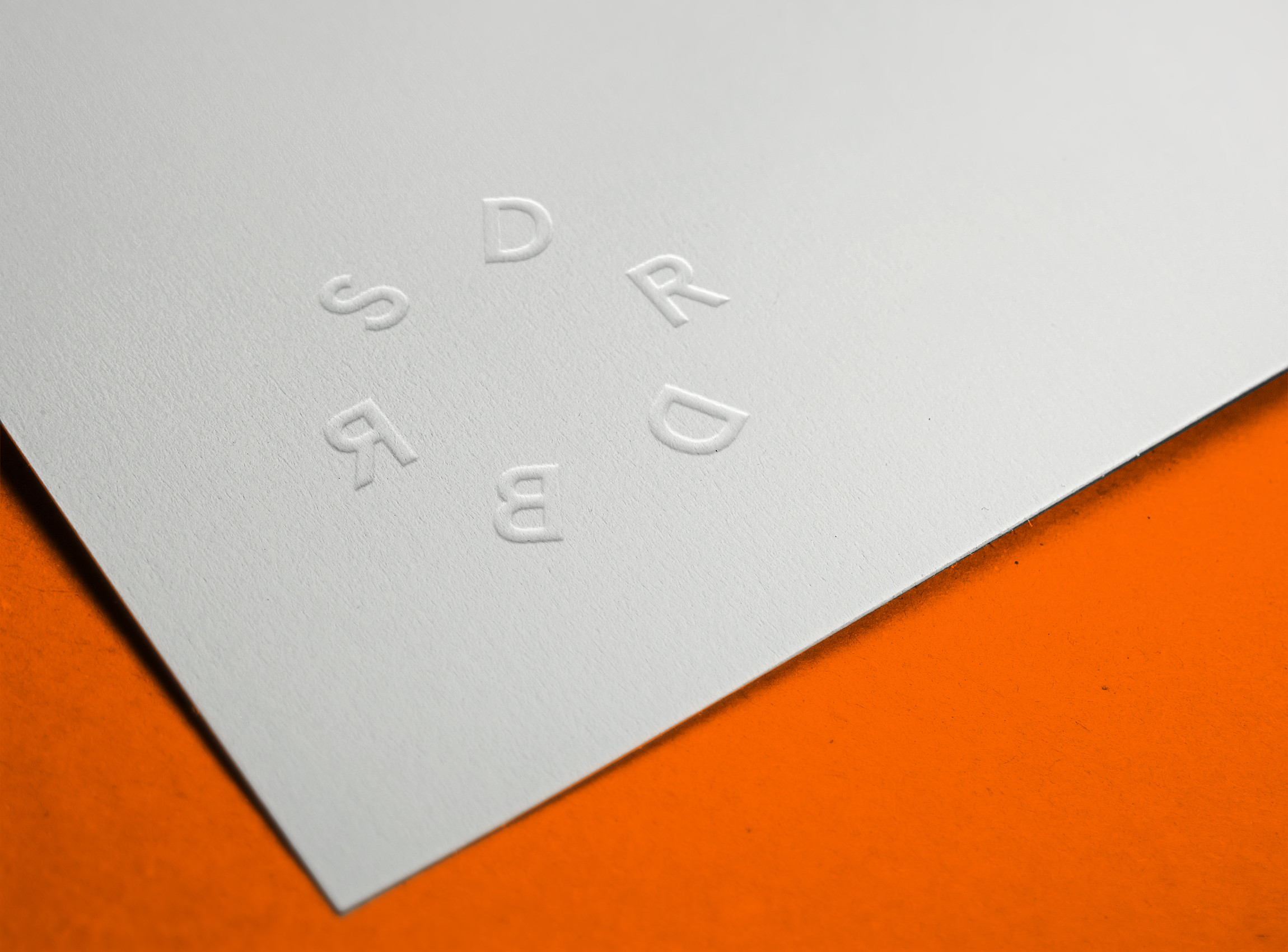 Embossed Paper Logo Mockup